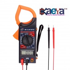 OkaeYa DM266 Digital Clamp Meter Electronic Tester Tools Ammeter Voltmeter Ohmmeter Tester with Data Hold Megohmmeter
